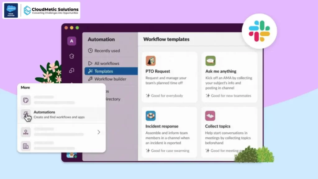slack new connector workflow builder